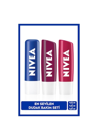 Original Care Renksiz Dudak Bakım Kremi 4.8gr, Böğürtlen Dudak Parlatıcı Ve Kiraz Renkli Dudak Kremi