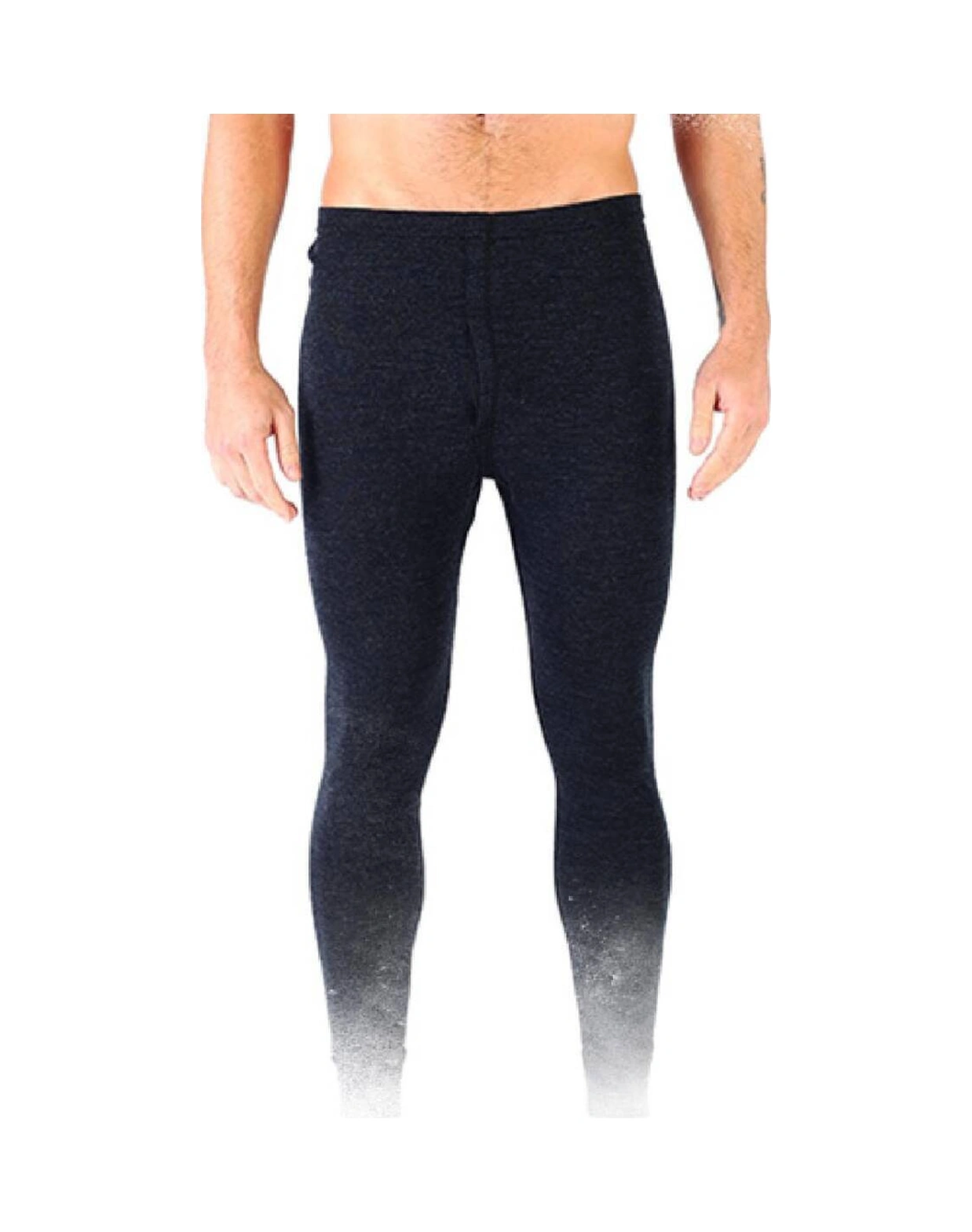 Woolona Atlas Long Bottom Yün Erkek Spor Tayt - Ant Antrasit