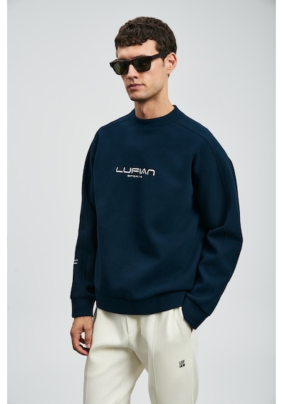Lufian Dark Erkek Sweatshirt Lacivert Lacivert 112030182100200 Lacivert