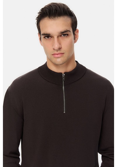 Twn Slim Fit Kahverengi Kazak 5ec061621232m Çok Renkli