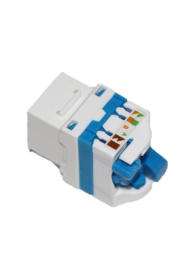 Cat6 Utp Keystone Jack 180 Derece Çevirmeli Tip - 1 Adet