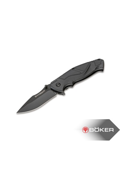 Böker Magnum Advance All Black Pro Paslanmaz Çelik Katlanabilir Taktik Cep Çakısı Siyah