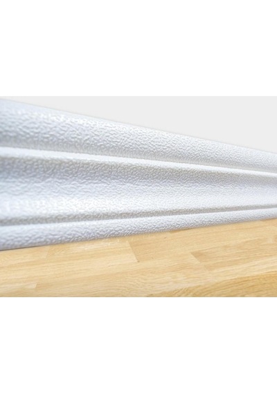 Nwçıta01 Beyaz 8Cm-117Cm Dekoratif Yapışkanlı Kenar Çıtası (547640003)