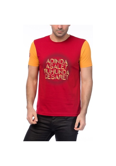 Galatasaray Forma Erkek T-Shirt Siyah