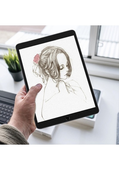 Ally Apple Uyumlu iPad Pro/Air 3.10.5 İnch Paper Like Film Darbe Emici Pet Ek