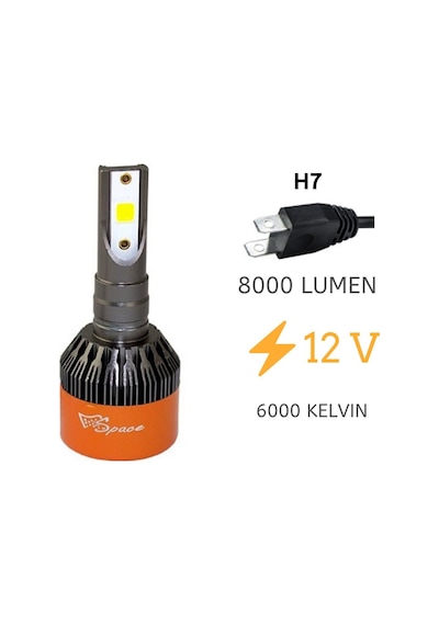 Space Led Xenon 8000 Lümen 6000K Şimşek Etkisi H1-H3-H4-H7-H8-H11 461240109