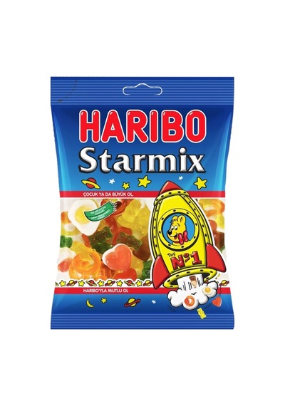 Haribo Yumuşak Şeker 80 G Star Mıx - Meyveli Ve Yıldız Şeklinde Lezzetler 3'li Ekonomik Paket - Tarı