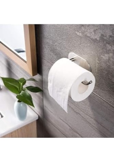 Zift Unique Paslanmaz Çelik Tuvalet Kağıdı Askısı - Wc Kağıdı Askılığı, Tuvalet Kağıtlık - Yapışkanlı Sistem Lüks Askılık 000 Açık Krem