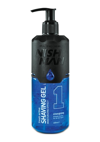 Nishman 1 Energizing Traş Jeli Pompalı 400 ML