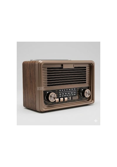 Solar Panelli Nostaljik Fm Radyo Speaker Bluetooth Sd Mp3 Çalar Hoparlör Speaker
