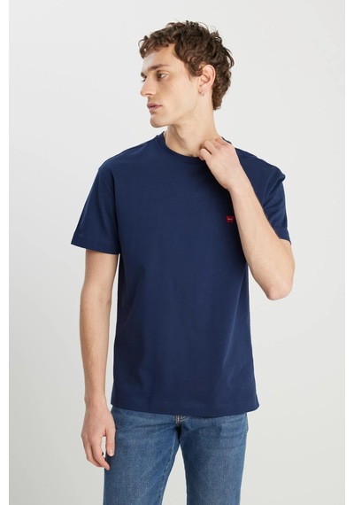 Relaxed Fit Small Logo T-shirt Navy Navy