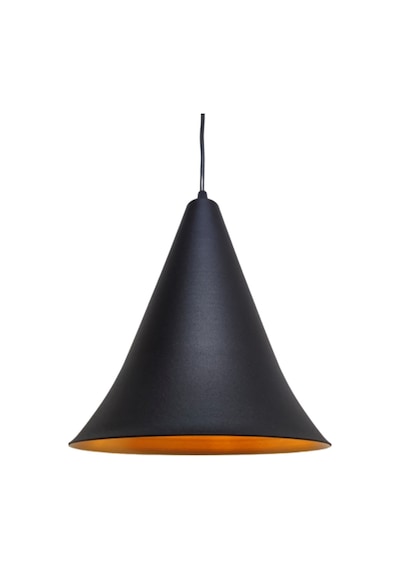 Mylights Retro Rustik Metal Sarkıt Avize Siyah Içi Altın (549236904)