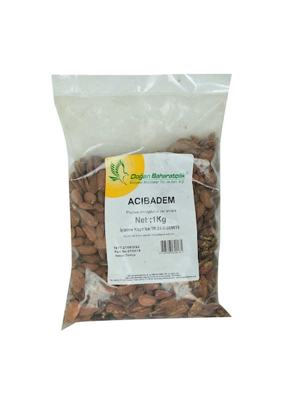 Acı Badem Çiğ Doğal 1000 Gr Paket Diğer