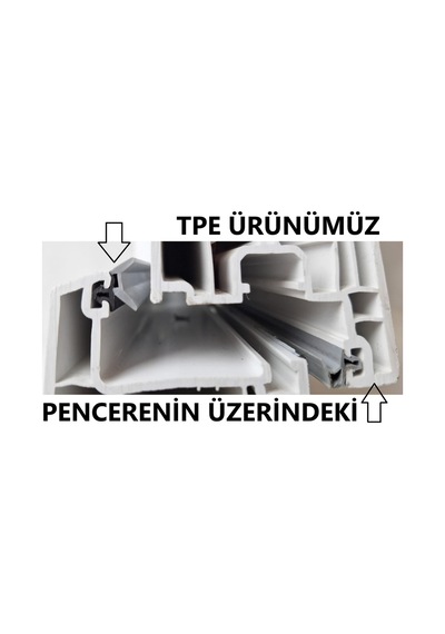 Kaliteli Hammadde Tpe'den Üretilmiş 3mm Kanala Uyumlu Pen Kapı Pencere Fitili 10 Metre Gri Conta Diğer