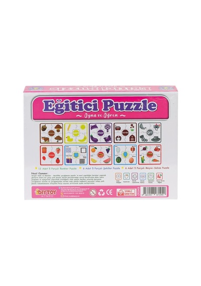 7194 Çark Puzzle Renkler Şekiller - - Akyıd7e7b7a583e20659209548673on5
