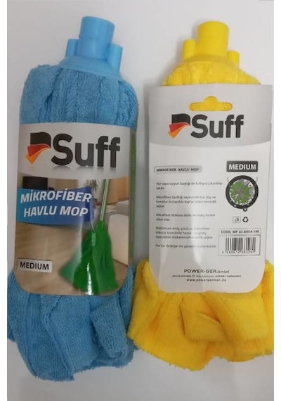 Mikrofiber Medium Havlu Mop Yedek 2 Adet Diğer