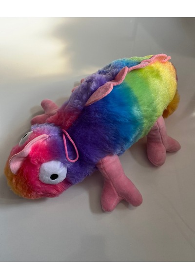 Peluş Bukalemun 40 Cm Çok Renkli