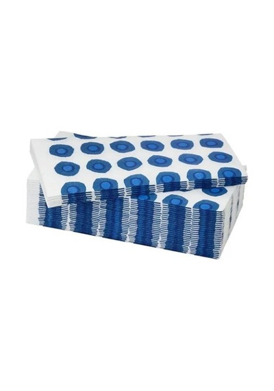 Ikea Pillerstarr 30 Adet Kağıt Peçete Beyaz - Mavi