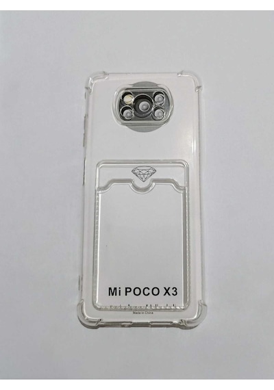 Poco X 3 /x 3 Pro Şeffaf Kartlıklı Telefon Kılıf Modeli