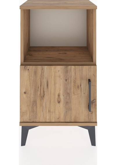 Arges Komodin 2 Raflı 44x30x80 Çam-çam Çam