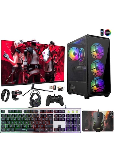 Turbox TX1143 i7 860 16 GB 256 GB SSD 4 GB GT730 23.8" Masaüstü Oyuncu Oyuncucu Bilgisayarı