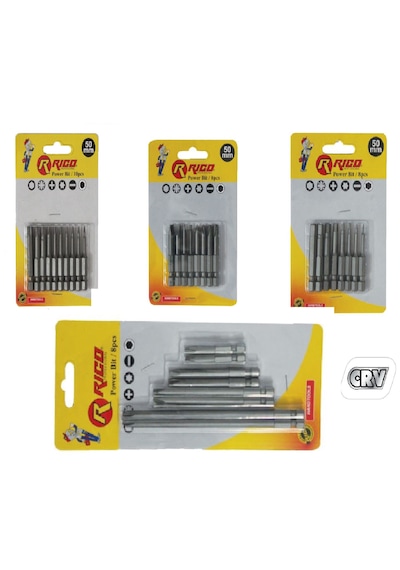 Rico 26 Parça Matkap Ucu Uzun Ve Kısa Torx Bits Uç Seti Takımı