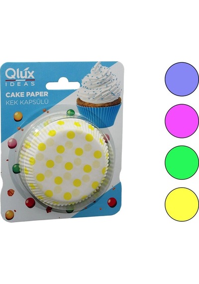50pcs Turta - Cupcake Kek Kapsül 5468 Çok Renkli