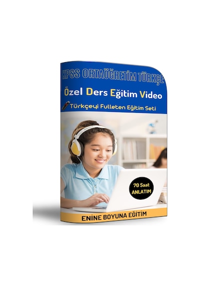 Enine Boyuna Kpss Ortaöğretim Türkçe Özel Ders Eğitim Video Seti