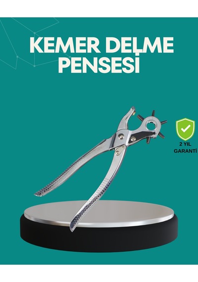 Deri Delme Pensesi 6 Uçlu Ayarlanabilir Kemer Delme Aleti Profesyonel Kullanım - Lisinya Çok Renkli