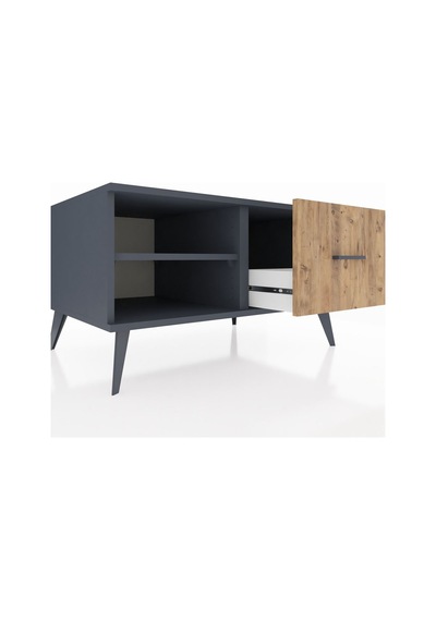 Kronos Şifonyer Tek Raflı Tek Çekmeceli 88x59x48 Antrasit-antrasit/çam Antrasit/çam Kronos Şifonyer Tek Raflı Tek Çekmeceli 88x59x48 Antrasit-antrasit/çam Antrasit/çam