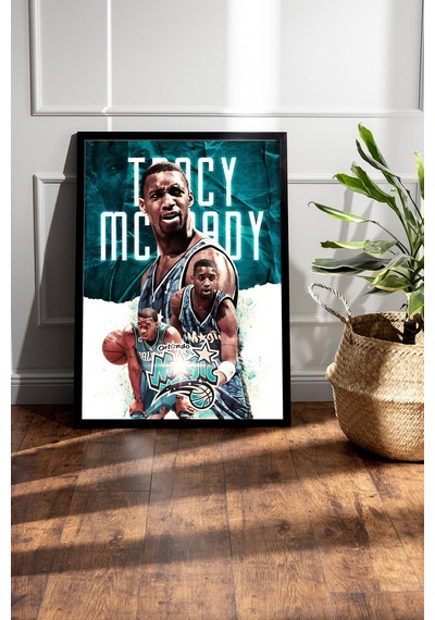 Tracy Mcgrady Çerçeveli Tablo - Basketbol Nba Posteri Tablo