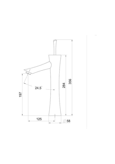 Fontana - Yüksek Tip Krom Lavabo Bataryası Outlet - F-621- Diğer