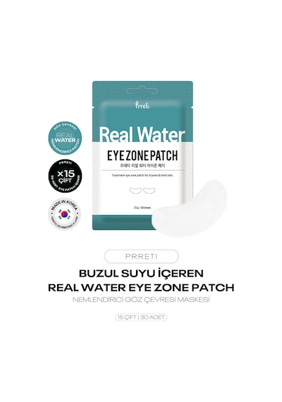 15 Çift Nemlendirici Göz Altı Maske Seti Real Water Eye Zone Patch