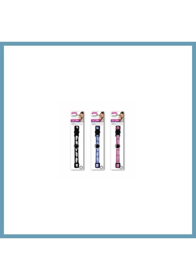 Pawise Kılçık Desenli Kedi Boyun Tasması Mbt06