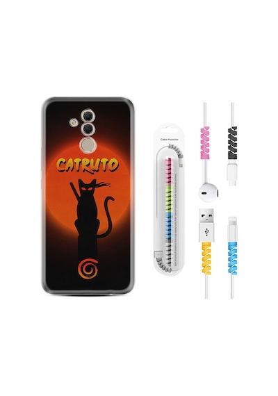 Huawei Mate 20 Lite Kılıf Kablo Koruyuculu Catrudo 1679