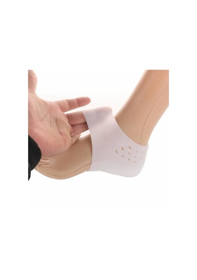 Boy Uzatıcı Topuk Yükseltici Silikon Unisex Topuk Çorabı Gizli Topuk
