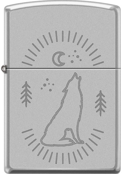 Zippo Simple Wolf Design Çakmak
