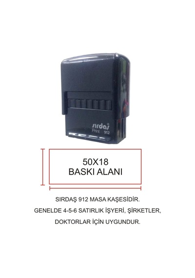 Sırdaş 912 Kişiye Özel Şirket Kaşesi Çok Renkli
