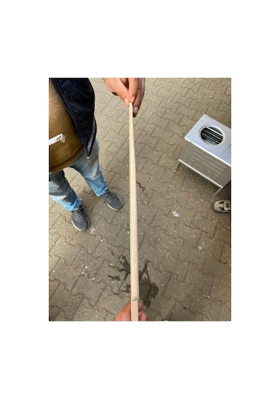 Ahşap Fırın Küreği Pizza Pide Lahmacun Küreği Fırın Küreği 115x45x15cm Seffaf