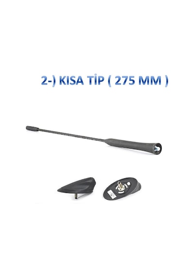 Ford Courier Tavan Anten Ve Gövde Takimi Uzun Kisa 2013-2018 305255005