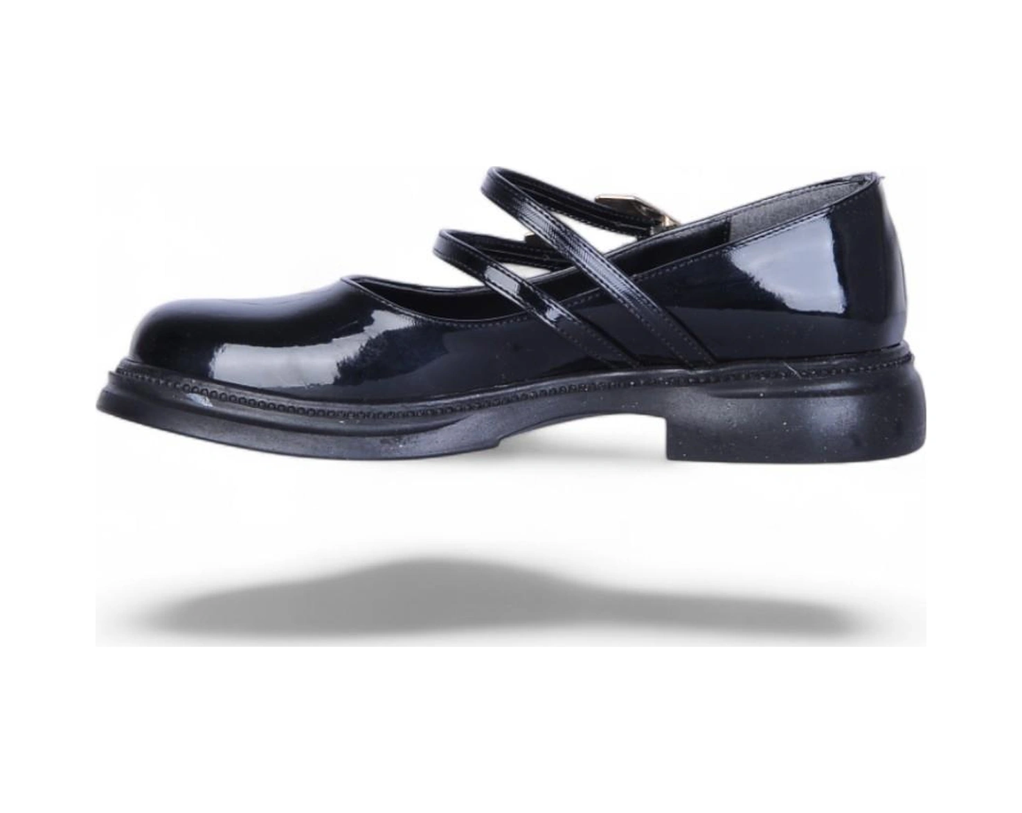 Scarletta S12 Rugan Siyah Kadın Loafer Ayakkabı Siyah
