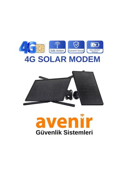 Avenir Av-4g-rtr 20watt Güneş Enerjili Solar 4g Wifi Router İnternet Dağıtıcı