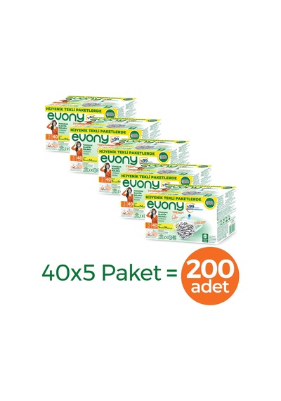 Elastik Kulaklı Trendy Maske Tekli Paketlenmiş 200 Adet