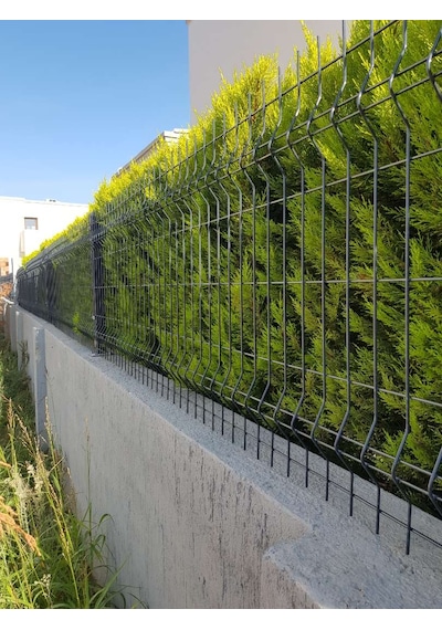 70'lik Panel Çit Takım 10 Mt + 1 Direk Avantaj Paket - Antrasit Gri