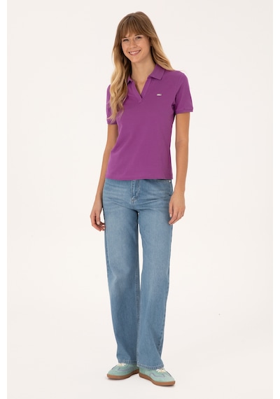 U.s. Polo Assn. Kadın Menekşe Tişört 50320032-vr037 Menekse