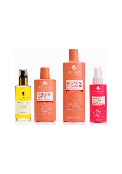 Julwen Argan Oil 100 ML + Keratin Mask 400 ML + Keratin Şampuan 1 L