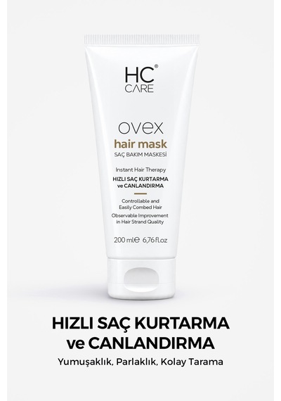 HC Care Ovex Hızlı Saç Kurtarma Ve Canlandırma Terapisi 200 ML