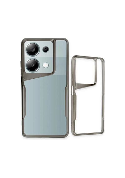 Xiaomi Redmi Note 13 Pro 4g Uyumlu Kılıf Boyi Silikon Kapak - Siyah