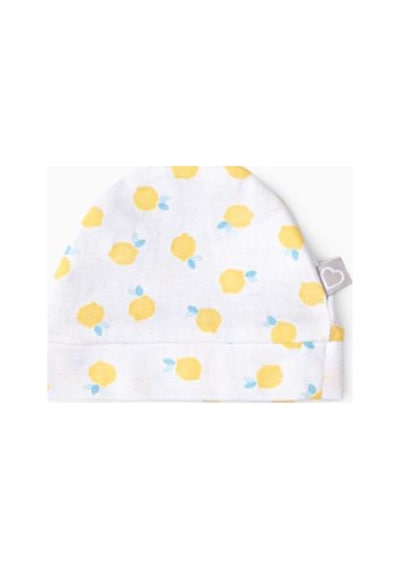 Boumini Bebek Patikli Tulum Şapka Set Limonlar-sarı Sarı