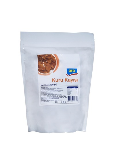 Aro Kuru Kayısı No:6 400 G - Malatya Güneşte Kurutulmuş Kükürtlü Kuru Meyve Tarı